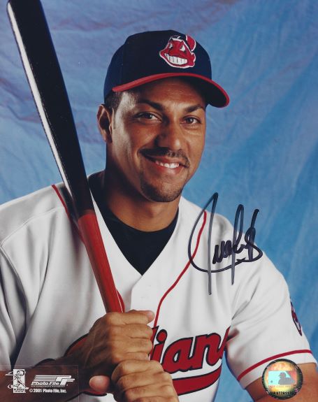 AUTOGRAPHED JUAN GONZALEZ 8x10 Cleveland Indians Photo