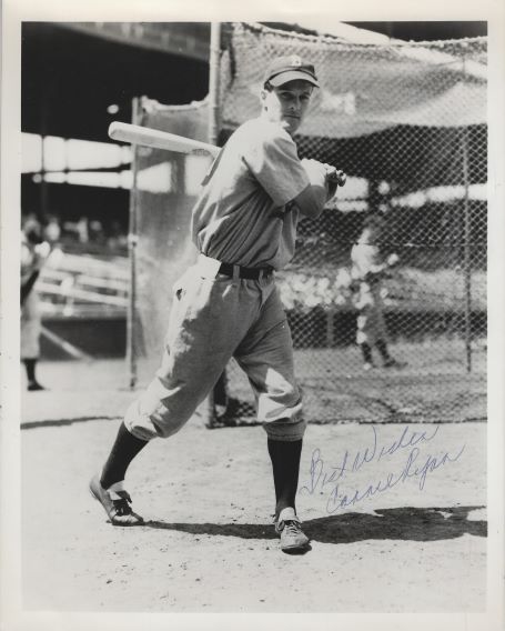 AUTOGRAPHED CONNIE RYAN 8x10 Boston Braves Photo