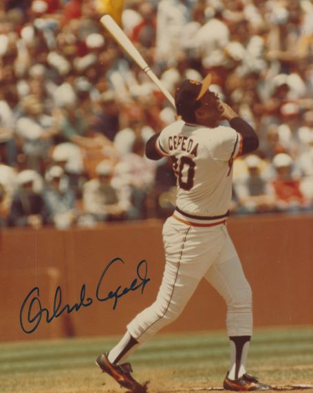 Autographed ORLANDO CEPEDA 8x10 San Francisco Giants Photo