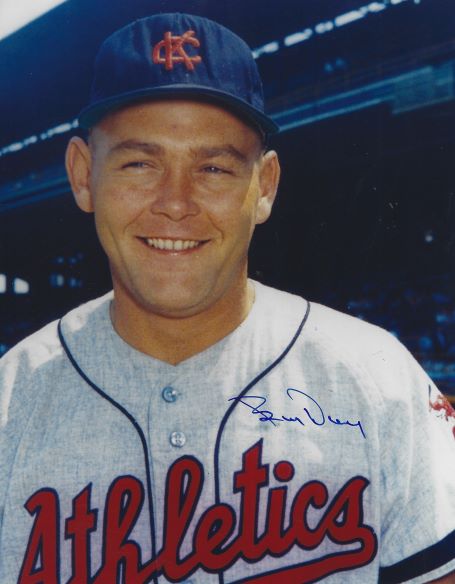 AUTOGRAPHED BUD DALEY  8x10 Kansas City A's Photo