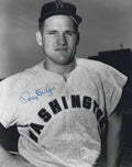 AUTOGRAPHED ROCKY BRIDGES 8X10 Washington Senators Photo