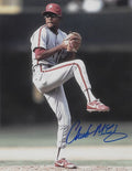 AUTOGRAPHED CHUCK MCELROY 8X10 Philadelphia Phillies Photo