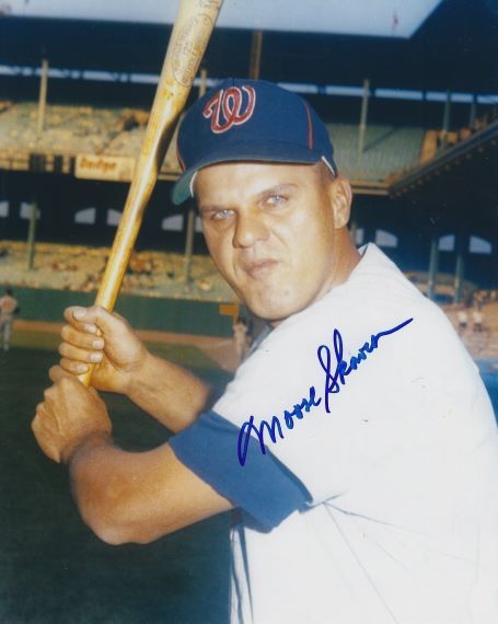 AUTOGRAPHED MOOSE SKOWRON 8X10 Washington Senators Photo