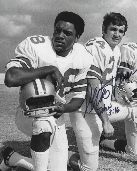 Autographed Dennis Homan 8x10 Dallas Cowboys Photo
