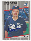 Auotgraphed BARRY JONES Chicago White Sox 1989 Fleer Card