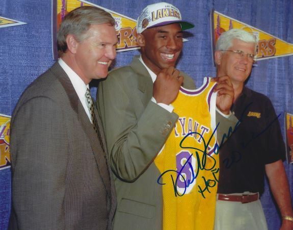 Autographed DEL HARRIS "HOF 2022" 8x10 Los Angeles Lakers Photo
