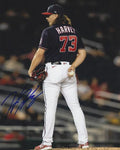 AUTOGRAPHED HUNTER HARVEY 8X10 Washington Nationals photo