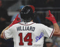 AUTOGRAPHED SAM HILLIARD  8X10 Atlanta Braves photo