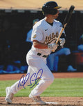 AUTOGRAPHED CAL STEVENSON 8x10 Oakland A's Photo