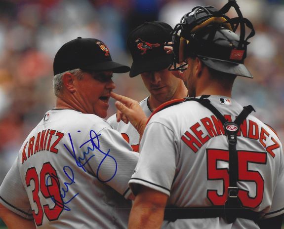 AUTOGRAPHED RICK KRANITZ 8x10 Baltimore Orioles Photo