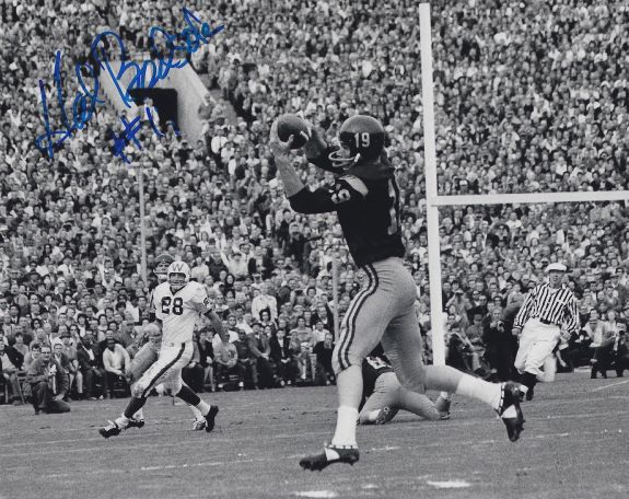 Autographed HAL BEDSOLE USC Trojans 8X10 Photo