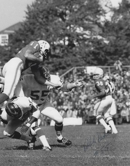 Autographed RALPH HECK 8X10 New York Giants Photo