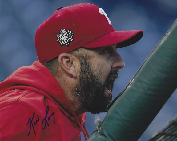 AUTOGRAPHED KEVIN LONG 8X10 Philadelphia Phillies Photo