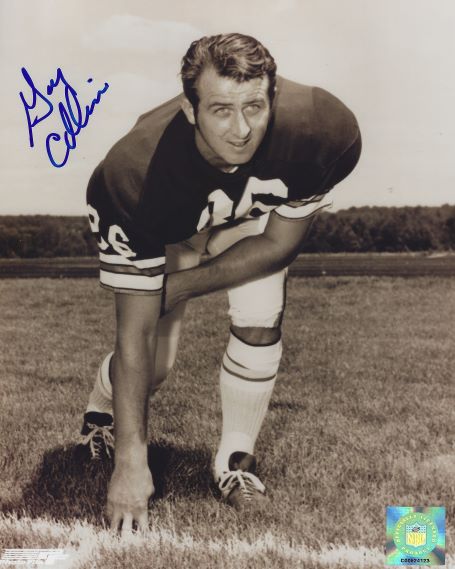 Autographed GARY COLLINS 8x10 Cleveland Browns Photo