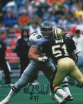 Autographed MIKE SCHAD 8X10 Philadelphia Eagles Photo