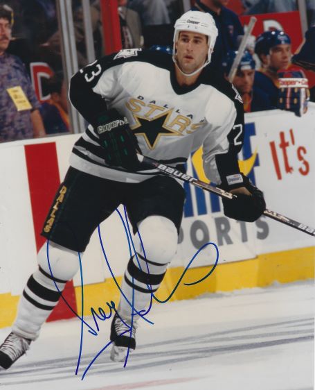 Autographed GREG ADAMS 8X10 Dallas Stars  Photo