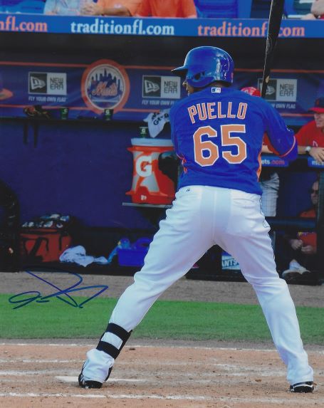 AUTOGRAPHED CESAR PUELLO 8x10 New York Mets photo