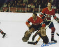 AUTOGRAPHED TED HARRIS 8x10 Montreal Canadiens Photo