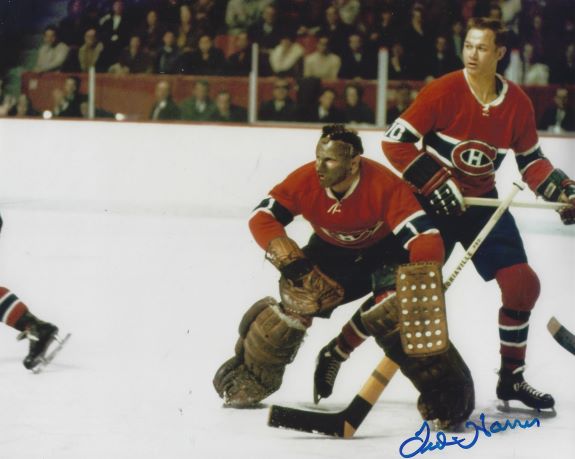 AUTOGRAPHED TED HARRIS 8x10 Montreal Canadiens Photo