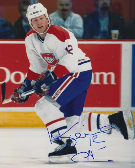 AUTOGRAPHED MIKE KEANE 8x10 Montreal Canadiens Photo