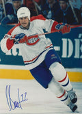 Autographed BENOIT BRUNET 8X10 Montreal Canadiens Photo