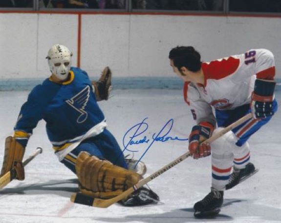 Autographed CLAUDE LAROSE 8X10 Montreal Canadiens Photo