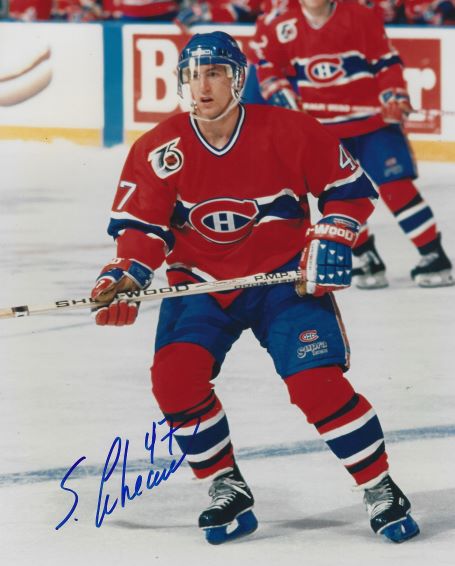 Autographed STEPHAN LEBEAU 8X10 Montreal Canadiens Photo