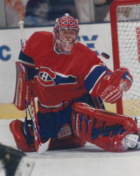 Autographed JOCELYN THIBAULT 8X10 Montreal Canadiens Photo