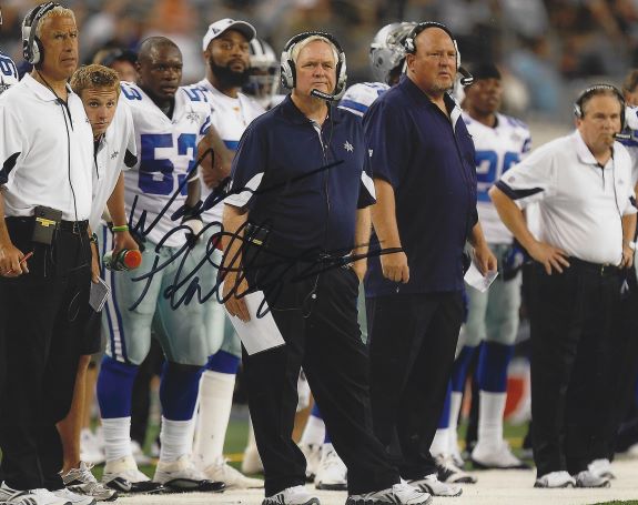 Autographed WADE PHILLIPS 8x10 Dallas Cowboys Photo