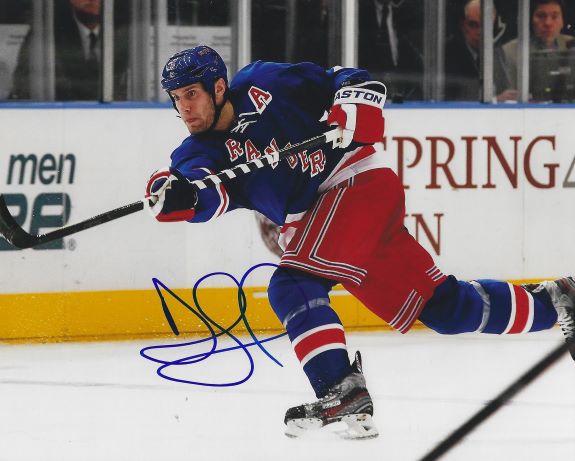Autographed Dan Girardi 8X10 New York Rangers Photo