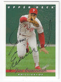 Autographed JIM EISENREICH Philadelphia Phillies 1993 Upper Deck Card