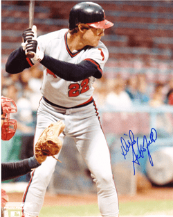 AUTOGRAPHED  DICK SCHOFIELD JR 8x10 California Angels Photo