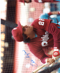 AUTOGRAPHED SIXTO LEZCANO 8x10 Philadelphia Phillies Photo