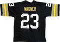 Autographed Mike Wagner Pittsburgh Custom Jersey - with  COA