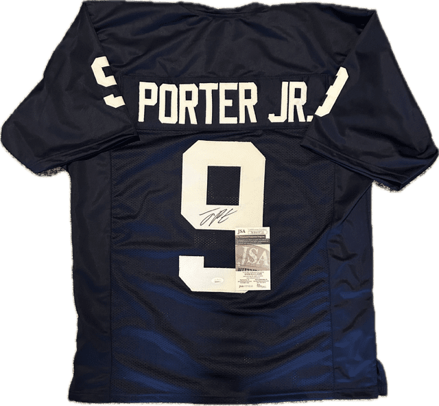 Autographed Joey Porter, Jr Penn State Nittany Lions Custom Jersey w/ JSA COA