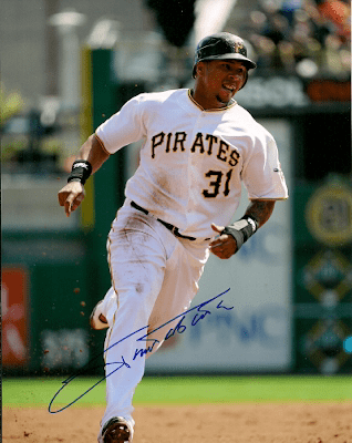 AUTOGRAPHED  photo JOSE TABATA - Pittsburgh Pirates