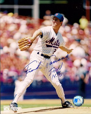 AUTOGRAPHED FRANK TANANA New York Mets photo
