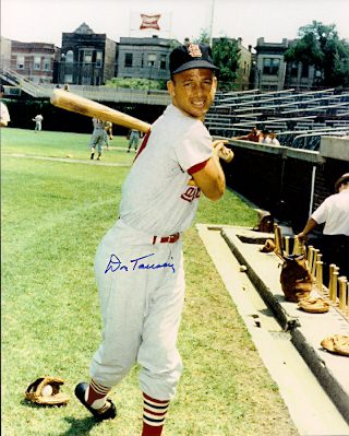 AUTOGRAPHED DON TAUSSIG 8x10 St. Louis Cardinals photo
