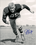 Autographed JIM TEMP Green Bay Packers Photo