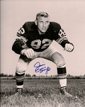 Autographed JIM TEMP 8x10 Green Bay Packers Photo