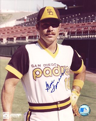AUTOGRAPHED GENE TENACE  SD Padres photo