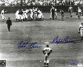 AUTOGRAPHED BOBBY THOMSON New York Giants & RALPH BRANCA Brooklyn Dodgers 8x10 photo