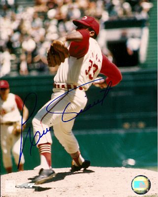 AUTOGRAPHED 8x10 photo LUIS TIANT Cleveland Indians