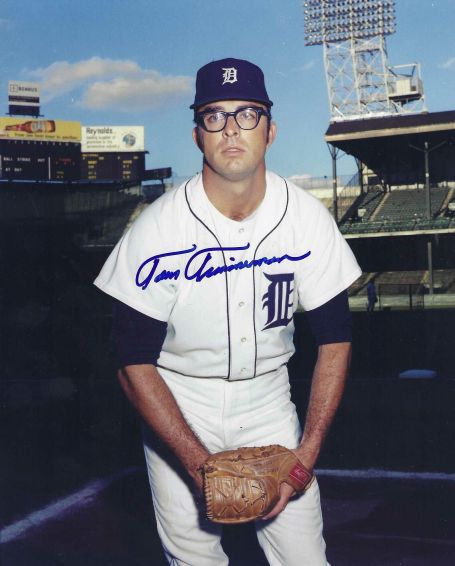 AUTOGRAPHED TOM TIMMERMAN 8x10 Detroit Tigers Photo