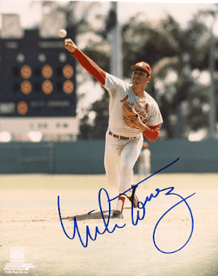 AUTOGRAPHED MIKE TORREZ 8x10 St. Louis Cardinals photo