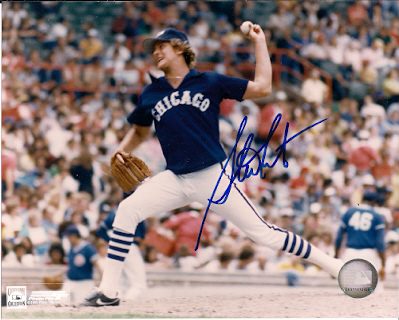 AUTOGRAPHED  photo STEVE TROUT  Chicago White Sox