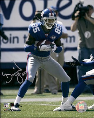 Autographed DAVID TYREE New York Giants photo