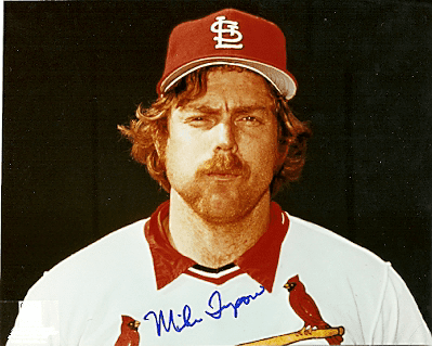 AUTOGRAPHED MIKE TYSON St. Louis Cardinals photo
