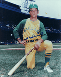 AUTOGRAPHED TED KUBIAK 8x10 Oakland A's Photo