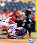 AUTOGRAPHED SIGNED photo TERRENCE LONG #5 Oakland A's